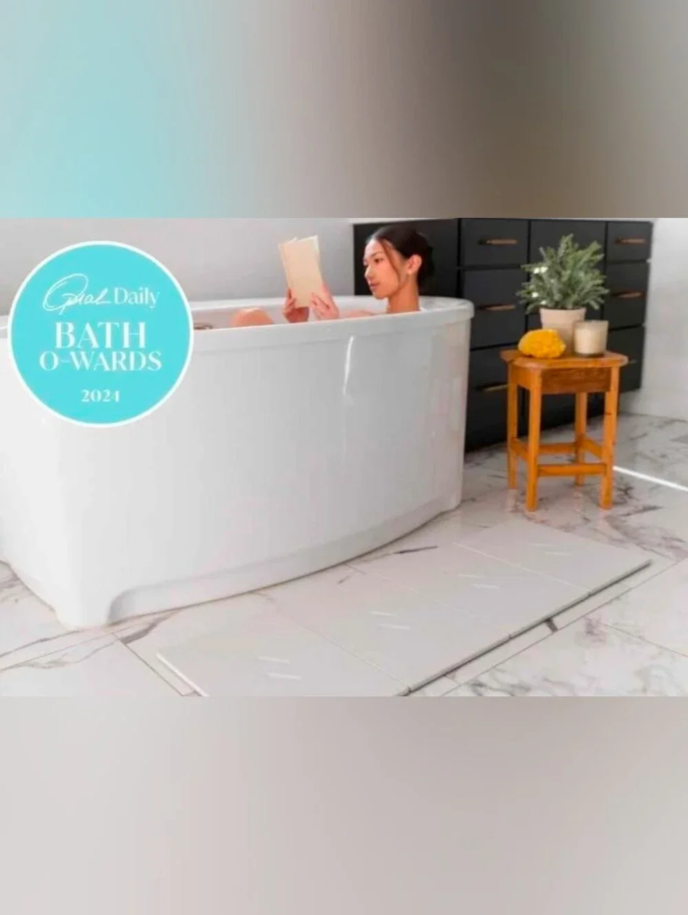Dorai XL Home Stone Bath Mat - Premium Diatomaceous Earth Bath Floor Mats